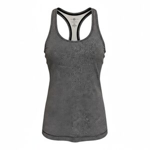 Lululemon Black White Speckled Racerback Swing Tank Top Size 6